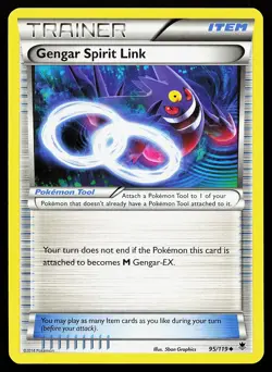 Gengar Spirit Link 95/119 Uncommon Phantom Forces Pokemon Card - Image 1