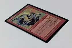 Final Fortune - Magic MTG - Mirage - Signed By D. Alexander Gregory! - Image 5
