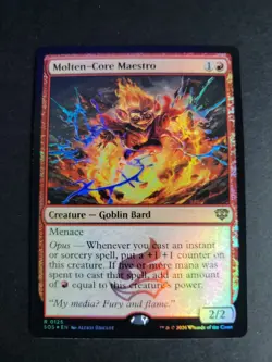 Molten-Core Maestro (Foil) Rare MTG Secrets of Strixhaven - Image 1