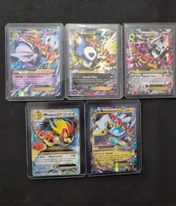 POKEMON EX MEGA NEAR MINT CONDITION CARDS - Image 1
