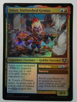 Sanar, Unfinished Genius *FOIL Uncommon* Magic MtG x1 Secrets of Strixhaven - Image 1