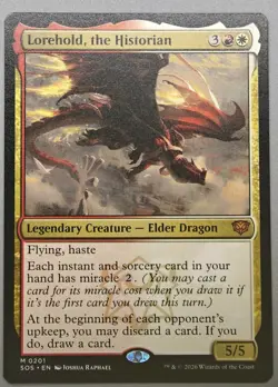 NONFOIL Lorehold, the Historian - NM - Secrets of Strixhaven MTG - Image 1