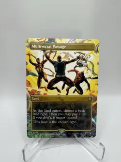 Multiverse Passage #206 Non-Foil - Borderless - SPM Spider-Man MTG English - NM - Image 1