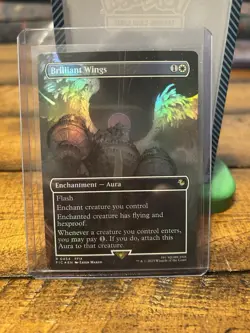 Brilliant Wings (Borderless) Commander: Final Fantasy Foil - Image 1