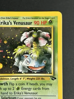 Pokemon TCG Erika's Venusaur 4/132 Gym Challenge Holo MP/LP Moon - Image 5
