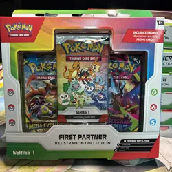 Pokemon TCG: First Partner Illustration Collection — Series 1 - SEALED X6 Boxes - Image 1
