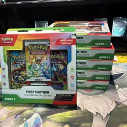Pokemon TCG: First Partner Illustration Collection — Series 1 - SEALED X6 Boxes - Image 2