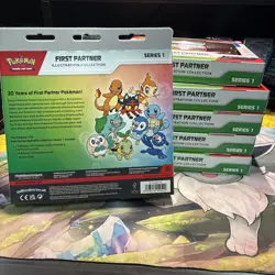 Pokemon TCG: First Partner Illustration Collection — Series 1 - SEALED X6 Boxes - Image 3