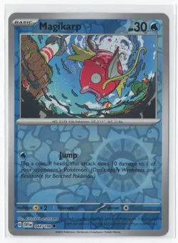 Pokemon TCG Scarlet & Violet Reverse Holographic Magikarp 044/198 Near Mint - Image 1