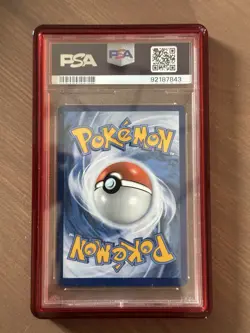 2023 POKEMON SVP EN-SV BLACK STAR PROMO #085 PIKACHU WITH GREY FELT HAT PSA 8 - Image 2