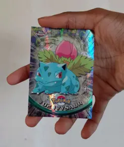 Ivysaur #02 Topps Blue Label TV Animation Edition Non Holo Pokemon 1999 LP - Image 1