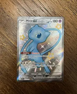 Pokemon Mew ex 216/091 SV: Paldean Fates Shiny Holo Ultra Rare Full Art NM - Image 1