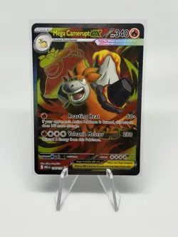 Mega Camerupt ex 156/132 Me01: Mega Evolution Ultra Rare Pokemon NM - Image 1