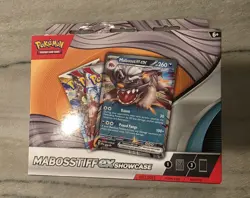 Pokemon TCG: Mabosstiff EX Showcase Box Sealed (3 Booster Packs, Contents Vary) - Image 1