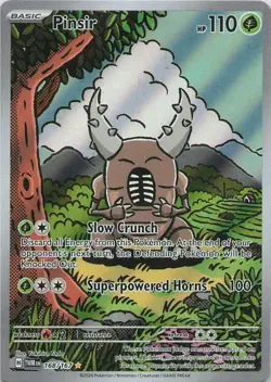 Pinsir 168/167 Twilight Masquerade Holo Pokemon - Near Mint - Image 1