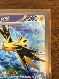 Pokemon TCG - Zapdos EX 202/165 Scarlet & Violet 151 SIR NM Condition - Image 3