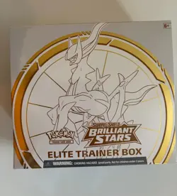 Pokemon TCG SWSH Sword & Shield Brilliant Stars ETB Elite Trainer Box NEW SEALED - Image 1
