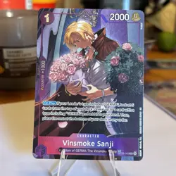 One Piece TCG Vinsmoke Sanji Treasure Rare Alt Art OP10-063 (OP12 TR) NM - Image 1