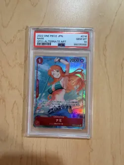 PSA 10 Nami Alt Art OP01-016 R Rare ROMANCE DAWN ONE PIECE Card Game Japanese - Image 1