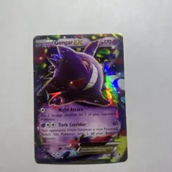 Pokemon TCG Gengar EX Temporal Forces Ultra Rare Card - Image 1