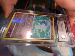 Pokemon CGC 8 Azelf 4/123 Mysterious Treasures Reverse Holo 2007 Card - Image 4