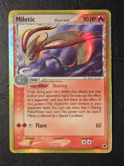 Milotic 5/101 - Holo Rare (Dragon Frontier) - Heavily Played Pokemon Card - Image 1