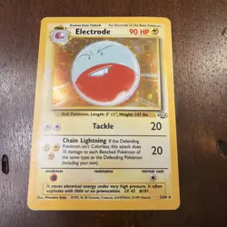 Pokemon Card Electrode 2/64 Holo Rare Jungle Set WOTC LP / MP - Image 1