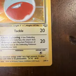 Pokemon Card Electrode 2/64 Holo Rare Jungle Set WOTC LP / MP - Image 4