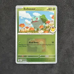 Bulbasaur 001/132 MEG 2026 Pokemon Day League Promo PLAY Stamp Pokemon Card - Image 1