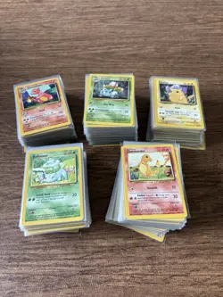 Vintage 1999 Pokemon Base Set Lot Huge! Around 500 Cards All Sleeved - Image 1