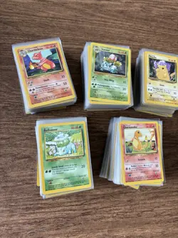 Vintage 1999 Pokemon Base Set Lot Huge! Around 500 Cards All Sleeved - Image 2