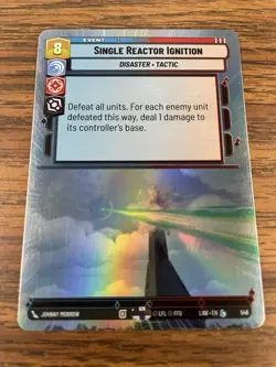 Star Wars Unlimited, Single Reactor Ignition, Hyperspace Foil, Card #546 - Image 1
