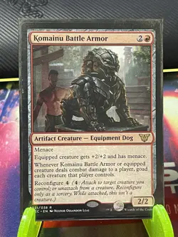 Komainu Battle Armor Magic: The Gathering Kamigawa Neon Dynasty Card #021 - Image 1