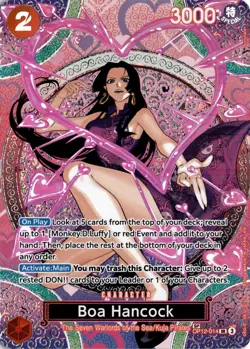 Bandai Boa Hancock OP12-014 Holo Special One Piece CCG Character Card 3000 Power - Image 1