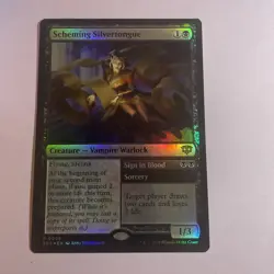 1 x Scheming Silvertongue - Foil - Secrets of Strixhaven - NM-Mint - MTG - Image 1