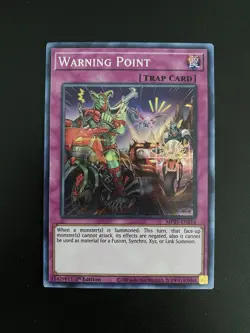 [NM] YuGiOh - Warning Point MP21-EN216 - 1st Edition - English - Image 1