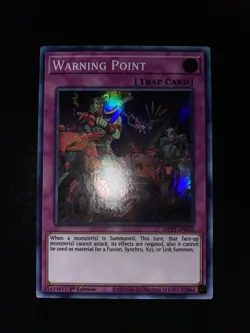 [NM] YuGiOh - Warning Point MP21-EN216 - 1st Edition - English - Image 2
