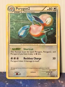 Porygon2 HGSS23 Black Star Promo Pokemon TCG Heart Gold Soul Silver Holo Rare - Image 1