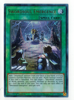 Yugioh - Swordsoul Emergence (Ultra Rare) (1st Edition) - MAMA-EN041 - Image 1