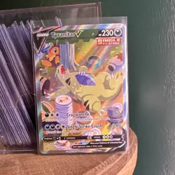 Pokemon Tyranitar V Full Art Holo Ultra Rare 155/163 Swsh05 Battle Styles 230 HP - Image 1
