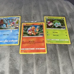 Pokemon Go TCG - Bulbasaur Charmander Squirtle Promos SWSH231 SWSH232 SWSH233 - Image 1