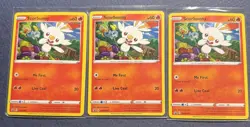 3 Pokemon TCG Scorbunny SWSH Black Star Promo SWSH071 Holo Promo - Image 1