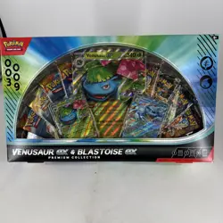 Pokemon TCG Venusaur ex Blastoise ex Premium Collection GameStop Exclusive New - Image 1