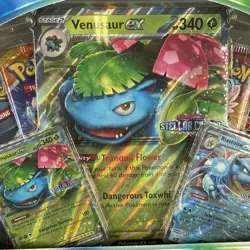 Pokemon TCG Venusaur ex Blastoise ex Premium Collection GameStop Exclusive New - Image 2