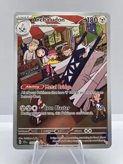 Archaludon 155/142 Illustration Rare Stellar Crown Pokemon NM - Image 1