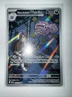 Pokemon TCG Team Rockets Weezing Destined Rivals 199/182 NM Condition - Image 1