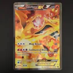 Pokemon Charizard EX #XY121 Full Art black star Promo Holo Basic HP180 - Image 1