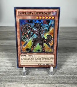 Yugioh Infernity Destroyer Holo Foil BPW2-EN030 1st Edition Super Rare NM - Image 1