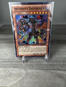 Yugioh Infernity Destroyer Holo Foil BPW2-EN030 1st Edition Super Rare NM - Image 3