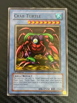 Yugioh Crab Turtle MRL-069 Common 1st Edition LP - Image 1